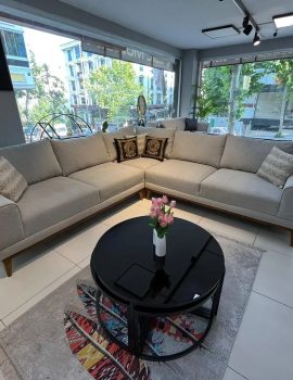 Corner Style Sofa Set – White